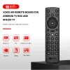 Besturingst Vontar G20 G20S Pro Voice Remote Control 2.4G Draadloze luchtmuis IR Leren Microfoon Gyroscoop voor Android TV Box Mini PC