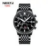 Nibosi Multi Functional Three Eyes Quartz Business Fashion Men's Watch