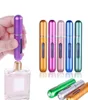 5 ml Portable Mini Refillable Parfym med sprayduftpump Tomma kosmetiska behållare Atomizer Bottle för Travel7705227