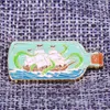 Brooches Sailing Boat Enamel Pin Badge Paper In A Bottle Nautical Brooch