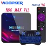 Box Woopker H96 MAX V11 TV Box Android 11 4G 64 GB Android TV Box 2022 4K RK3318 RockChip Wifi Google Set Top Box Smart TV Box