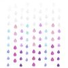 Decoratieve bloemen 9 snaren Bruiloft Decoraties Water Drop Paper Trek Bloem Sprinkle Garland Party Baby