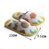 Slipper Cartoon Owl Cat Children Disponibla Slippers Hotel Travel Soft Boys Girls Slipper Animals Cotton Home Guest Party Barnskor 2448