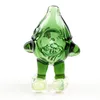 녹색 괴물 유리 파이프 핸드 파이프 4.2 "헤드 유리 흡연 액세서리
