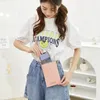 Shoulder Bags Pure Color Female Single Bag Waterproof Soft Leather Messenger Women Purse Fashion Large Capacity Multi-function Wallet