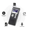 Рекордер Digital Voice Recorder 8 ГБ голос активированный регистратор мини -рекордер для встреч Интервью с портативной лентой диктафон с USB