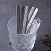 Koffiescheppen roestvrijstalen roerder Japaness Style Creative Mixing Cocktail Beroerers Sticks voor huwelijksfeestbar handleiding Rod