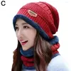 Basker män vinter beanie hatt fleece halsduk utomhus nacke balaclava cap mask gorras stickad motorhuven b5p4