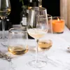 Golden Edge Vertical Rands Wine Glass Wedding Crystal Goblet Champagne Glassar Transparent Vodka Whisky Cup Beer 240408