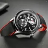 Нарученные часы Seakoss Dive Men Made Fashion Casual Watch Calendar Display 100 М водонепроницаемые светящиеся вращающиеся автоматические механические часы