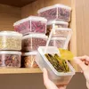 Storage Bottles 2-in-1 Refrigerator Box Fridge Organizer Spice&Seasoning Boxes Sealing Containers Pantry Kitchen