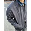 Men's Jackets FAR ARCHIVE contrasting shoulder pad nylon work jacket loose zippered jacket 91 same vibe style