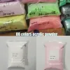 Liquids 1kg Nude Nail Acrylic Powder,80 Color Crystal Powder Extension/Dip/Engraving Nail Acrylic Powder Refil White Clear Wholesale FD