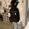 Mochila Estilo coreano de bolsa escolar infantil Estudantes de grande capacidade estudantes de cor leve cor sólida