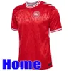 2024 Jersey de futebol da Dinamarca 24 25 EURO EROKSEN Home Red Away Kjaer Hojbjerg Christensen Skov Olsen Braithwaite Dolberg Camisas de futebol