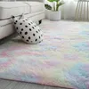 Carpets Super Soft Rapan Plux Area Duffy Tie-Dye Modern Star Design pour chambre chambre pour enfants