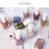 Polska 40 färger ingen bakning av vattenbaserad nagellack glitter paljetter långlastande tårbara hälsosamma tårbara snabba naken nagellack
