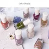 Polon 40 couleurs pas de vernis à ongles basé sur l'eau paillettes paillettes longllasting loutrable enrichissant sain et vernis à ongles nude qui ne séchable