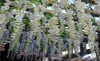 2019 Glamorous Wedding Ideas Elegant Artifical Silk Flower Wisteria Vine Wedding Decorations 3 forks per piece more quantity more 2781919