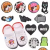 Schuhteile Zubehör MOQ 20pcs PVC Cartoon Kawaii Herz Kaninchen Mädchen Blitzkochkatze Zauberende Dekoration Buckkling für Clog Bracele Dhlk3