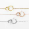 Collier en acier inoxydable pour femmes Cercle Pendant Pendant Cuban Link Chain Gold Bijoux tendance 2023 Colliers Men Chains Collier