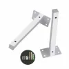 Imprimantes 2pcs Square Pipe Triangle Bracket Support Prise en charge du porte-étagère Réglable Tableau de banc mural Tripod Support de support 100500 mm