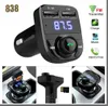 838d 50d x8 FM -передатчик Aux Modulator Bluetooth Handsfree Car Kit Car o Mp3 -плеер с 3,1A Quick Charge Dual USB -автомобильный аксессуар FMA2227322