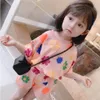 Kids Clothes Girls sets Home Baby Tops Shorts Children Clothing Suits Youth Toddler Thin Short Sleeve tshirts Pants Outfits 2 pieces z3La#