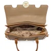 Elegant Single-Handle Lady's Handbag with Contrast Colors - Large Capacity Boston-Style Commuter Shoulder Crossbody Bag