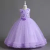 Pretty Yellow Purple Pink White Jewel's Girl's Birthday/Party Vestres Vestres de concurso de menina Vestidos de flor Girls Girls todos