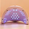 Lampada a LED ESCIGLIO PER ESCENZA UNICA GEL POLACHE MACCHINA LIGUATA USA PROFESSITÀ USARE CURAMENTO UNGHIERA VERNAGGIO 120W SENSORE DEL MOVIMENTO ESCENITO