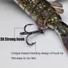 Proaovao 1014cm Big Size Soft Tail Swimbait Lifelike Multi Jointed Fishing Lure Pike Muskie Fish Sea Bait 240327