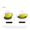 Mugs Simple Double-coloured Big-ear Ceramic Durable Safe Home Coffee Mug Creative Office Afternoon Tea Gifts For Others