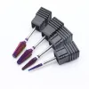 Bits chauds!Purple Pro Whole Carbure Nail Drill Bits Nail Art Electric Machine Electric Machine Files d'art outils Coup et Nail inférieur polonais