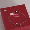 Braccialetti Charm Charm Metal Braccialetti Lettera Braccialetti Carattene 18K Gold Bangles Gioielli alla moda