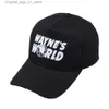Ball Caps Waynes Wereldhoed merk Snapshot Cotton Baseball Cap Mens Hip-Hop Dad Truck Hat Directe verzending Q240408
