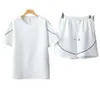 Mince jacquard set pour hommes en t-shirts à manches courtes en vrac pour hommes