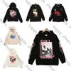 メンズフーディーデザイナーRhude Hoodies Retter Print Pullover Sweatshirts Loose Long Sleeve Hooded Retro High Street Full Zip Up Hoody Jacket Men Cotton Tops 152