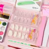 Liquids Acrylic Nail Set Nail Full Kits All For Manicure Acrylic Powder Glitter Nail Liquid Acrylic Nail Supplies For Professional Kits