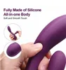 PlusOne Dual Rabbit Vibrator för kvinnor - Tillverkad av kroppssäker silikon helt vattentät USB -laddningsbar dubbla vibrerande massager med 10 vibrationsinställningar