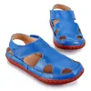 Slipper Summer Kids Lidse Sandals Дети подлинные кожаные сандалии мальчик -пляжные обувь детские кроссовки для малышей.
