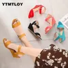 2024 Summer Womens Sandals Fashion Buckle Shoes Open Toe Wedge Casual Shoes Women Plus Size 43 Candy Color Sandals Women 240407