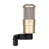 Microphones Microphone de condenseur professionnel en métal avec un support de choc adapté au Streaming Streaming Studio YouTube