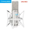 Mikrofoner Alctron CM6 MKII Professionell kondensormikrofon för studioinspelning med chockmontering och popfilter