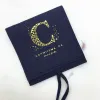 Other 100pcs 8x8cm Customized Logo Microfiber Velvet Jewelry Pouch Small Gift Packaging Organizer Bags Luxury Jewelry Drawstring Bag