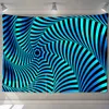 Tapestries 3D Printing Vision Moving Mural Tapestry Modern Bohemian Geometric Wall Decoration Covering Hippie