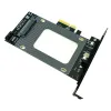 Cartes PCIe Riser 3.0 4x à U.2 SFF8639 Adaptateur PCIe U.2 SSD à PCI Express Carte Support U.2 SSD 2.5 "SATA SSD à PCIE X4 Riser Card