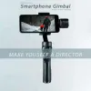 GIMBAL 3 Axis Handhållen smartphone Mobil mobiltelefonfotografering Stabilisator Gimbal