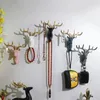 Hooks Nordic Minimalist Animal Head Wall Decoration Hook Porch Creative American Door Coat And Hat Key