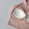 2024 Lu Bra Lu Yoga Sock -надежная мягкая мягкая брюшная жилетка Bra tops сексуальные спортивные бюстгальтеры для женского спортзала Top Lemon Lev